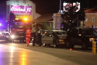 Accidente en cadena en Santa Marta de Tormes