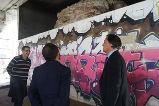 Obras en el túnel del Portillo de San Vicente