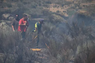 Incendio en San Felices de los Gallegos