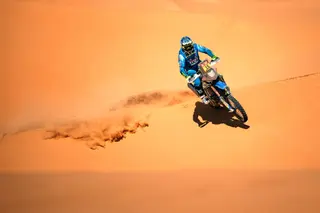 Lorenzo Santolino, en el Dakar 2025