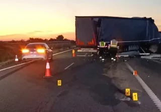 Accidente A-62 corte a la altura de Parada de Rubiales | Guardia Civil de Salamanca