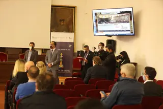 Inauguración del III Festival de Ajedrez de Salamanca.