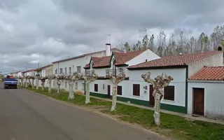 Carretera, calle principal, de Águeda, localidad integrada en Ciudad Rodrigo. Foto Googlemaps