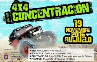 La villa acogerá el 19 de noviembre la primera concentración de coches 4x4