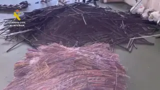 Cable sustraído