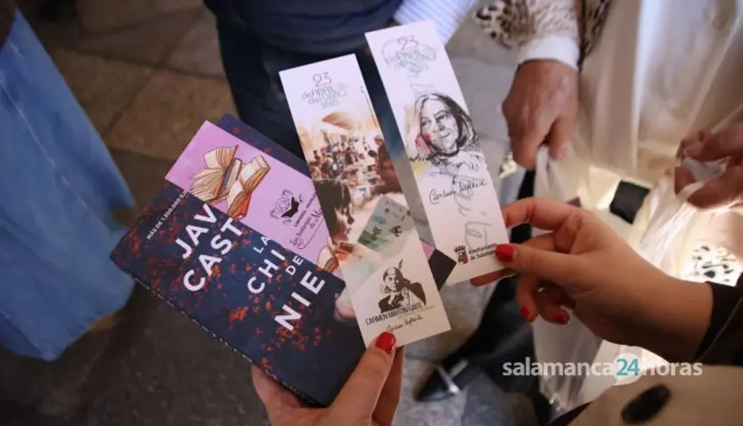 Feria del Libro en la Plaza Mayor de Salamanca