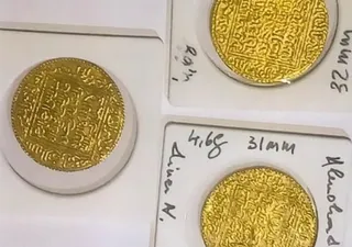 La Policía Nacional detiene a dos personas que introducían en España monedas históricas procedentes de Marruecos mediante documentación falsa. Foto Policía Nacional
