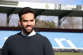Antonio Paz, durante la presentación de Adam Arvelo