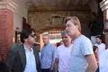 Diego Ventura con Rui Fernandes durante el sorteo en la plaza de toros de Salamanca | Verónica Tapia