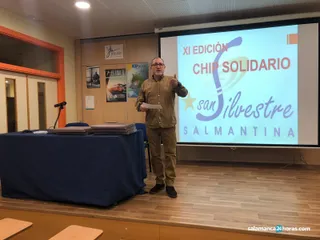Entrega Chip Solidario San Silvestre el pasado 2018