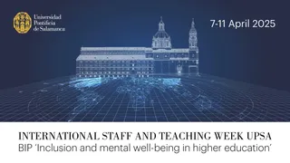 PANTALLA INTERNATIONAL STAFF AND TEACHING WEEK con HIPERVINCULOS 2025