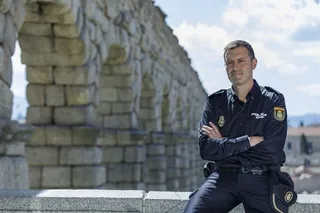 Inspector CNP de Segovia, Julio Casado.