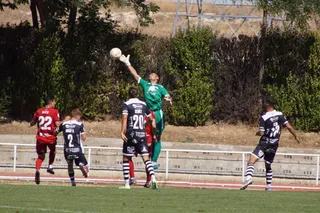 Salva de la Cruz, ante el Linares | FOTO SALAMANCA24HORAS.COM