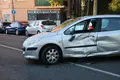 Una colisión entre un turismo y una motocicleta dejan dos heridos en la glorieta de los Ingenieros Militares