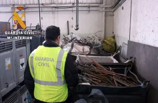 La Guardia Civil desarticula una banda de ladrones en naves industriales y agrícolas