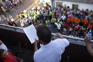 Doñinos pregón de fiestas a cargo del instructor de la Guardia Civil D. Vidal Martín Amaro