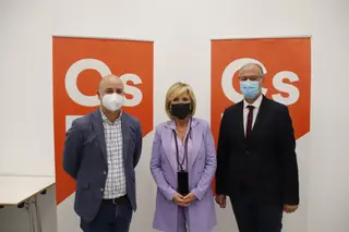 Verónica Casado, Luis Fuentes y David Castaño