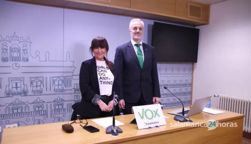 Rueda de prensa de Pérez de la Sota y Maria Carpio