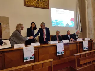 Ponentes en la inauguración del XV Congreso Nacional y VI Internacional de la Asociación de Estudios Japoneses