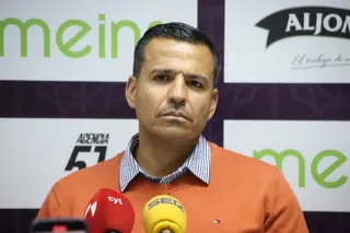 Rafa Dueñas en rueda de prensa
