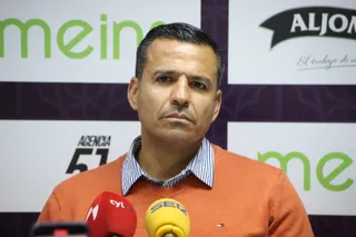 Rafa Dueñas en rueda de prensa