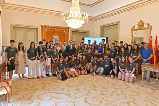 El alcalde recibe al Atlético Salamanca | Ayuntamiento de Salamanca