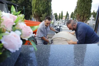 enterradores cementerio de Salamanca
