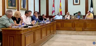 Un momento de la sesión plenaria en Béjar. Imagen Béjar en Europa 