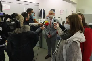 Ricardo Rivero tras el registro de su candidatura