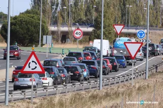 Operación retorno del verano, tráfico en Salamanca. Foto S24H Archivo