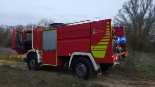Imagen de archivo de un camión de bomberos de la Diputación de Salamanca