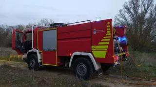 Imagen de archivo de un camión de bomberos de la Diputación de Salamanca
