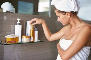Skin care. Foto de archivo. EP