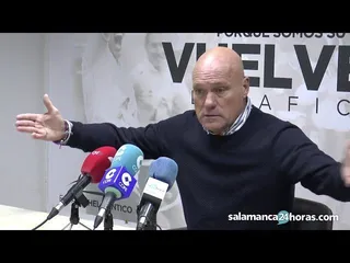 Rueda de prensa tras el Salmantino - Bembibre