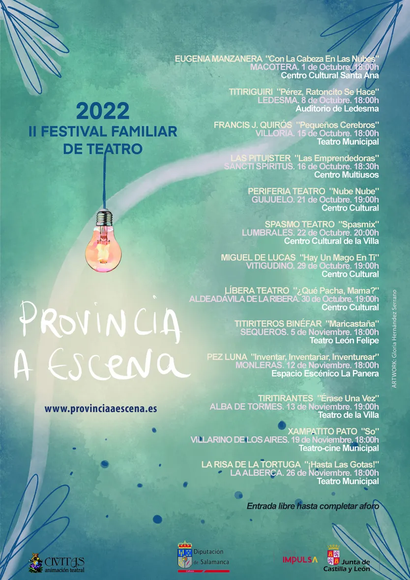 Programación provincia a escena