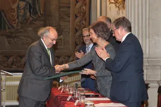 El poeta Antonio Colinas recoge el Premio Reina Sofía de Poesía Iberoamericana