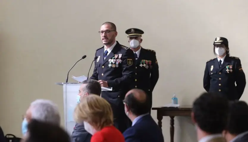 El comisario de la Policía de Salamanca, Luis Jesús Esteban