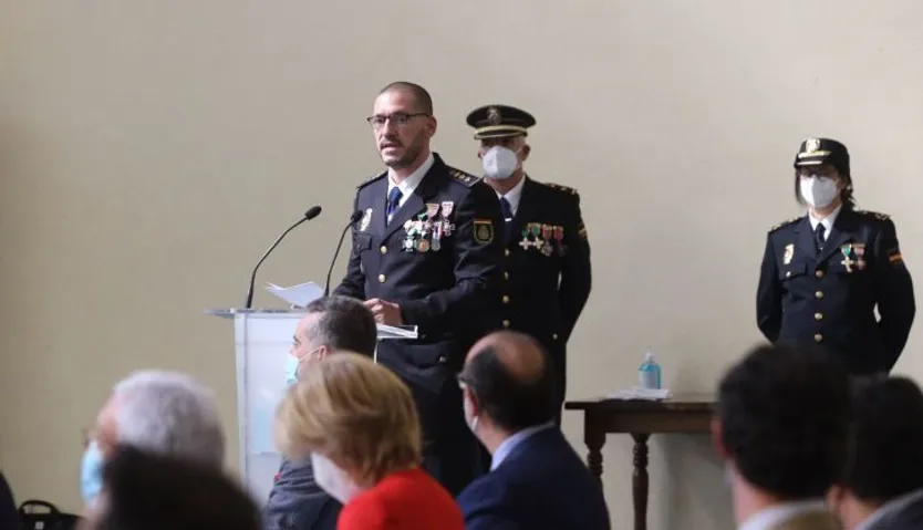 El comisario de la Policía de Salamanca, Luis Jesús Esteban
