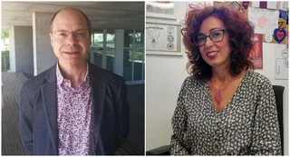 Manuel Sánchez Malmierca y Conchi Lillo. Foto USAL.