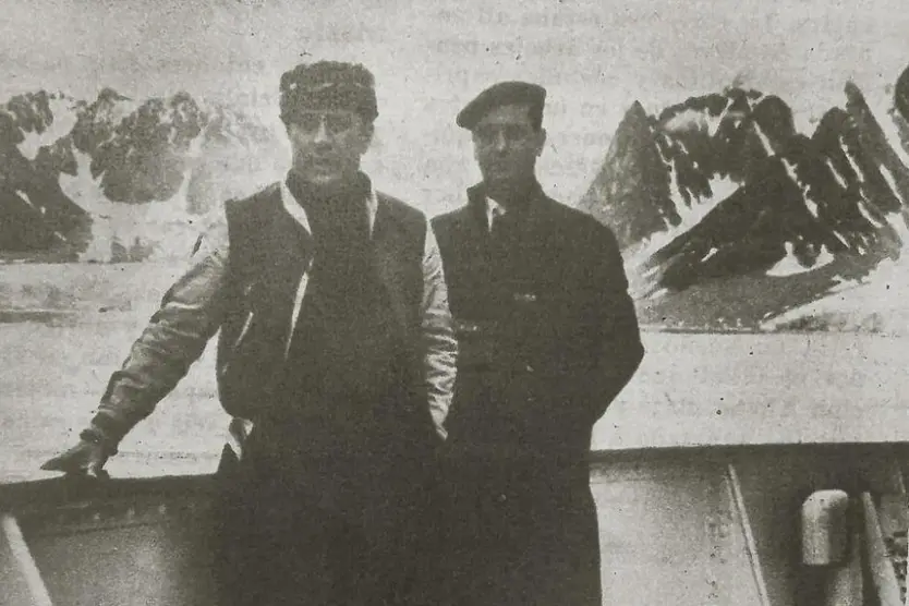 Fernando Gallego en una expedición al Artico. Ical