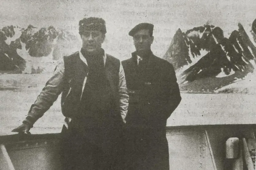 Fernando Gallego en una expedición al Artico. Ical
