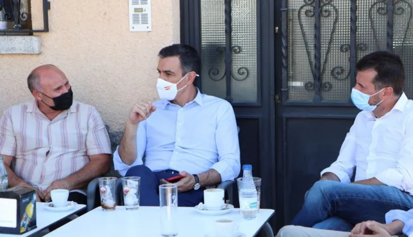Sánchez en Calvarrasa de Arriba. Foto PSCYL (2)