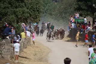 Encierro a caballo en Lumbrales