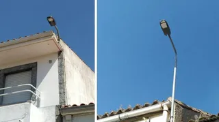 Comienza la renovación de las viejas farolas
