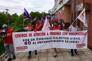 CCOO denuncia el bloqueo de la negociación del convenio de atención a las personas con discapacidad