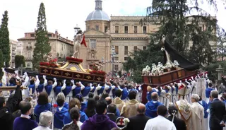 Procesión de la Semana Santa de Salamanca. Foto archivo previa a la pandemia