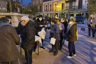 Chocolatada solidaria en Peñaranda a favor de Ucrania