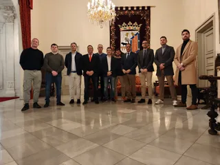 Recibimiento de Madrid Fusion en el Ayuntamiento de Salamanca. Archivo. S24H.