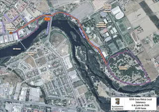 Cortes de tráfico por el XXVII Cross de la Policía Local - Ayuntamiento de Salamanca