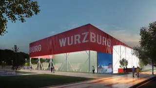 Fronton pabellón Würzburg